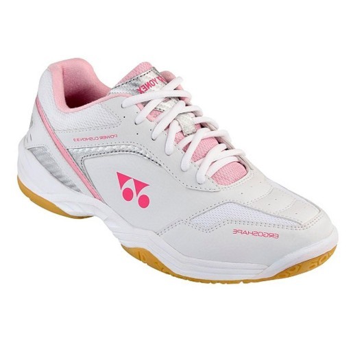 Yonex SHB 33LX Womens Badminton/Indoor Court Shoes - White / Pink